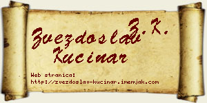 Zvezdoslav Kučinar vizit kartica